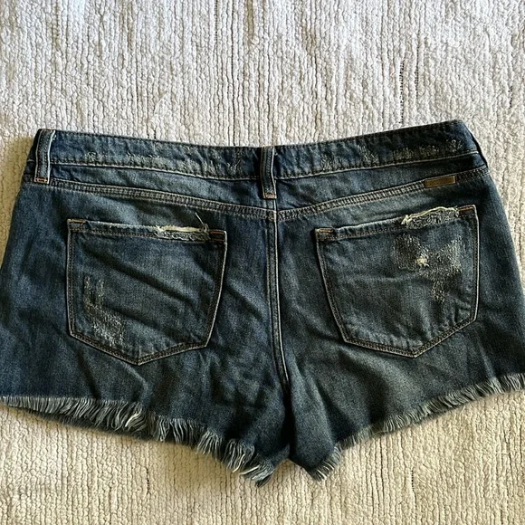 Kancan Women's Distressed Denim Shorts - Picture 3 of 5